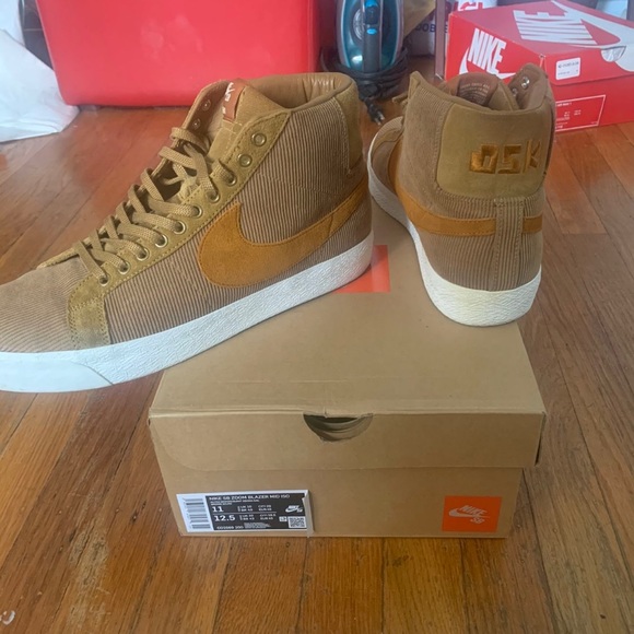 oski blazer mid orange label